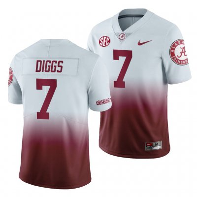 Men's Alabama Crimson Tide #7 Trevon Diggs Gradient 2019 Color Crash NCAA College Football Jersey 2403QGHU8